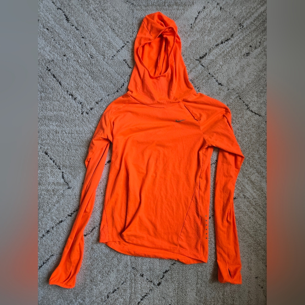 Nike Bright Orange Performance Hoodie
